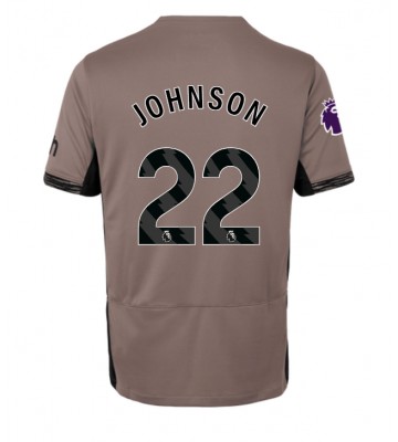 Tottenham Hotspur Brennan Johnson #22 Tercera Equipación Mujer 2023-24 Manga Corta